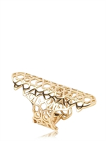 REPOSSI - YELLOW GOLD AND ROSE CUT RING