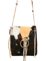 IL BISONTE - LIMITED EDITION CALFSKIN SHOULDER BAG - NATURAL