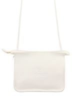 IL BISONTE - LIMITED EDITION CALFSKIN SIMPLE BAG - WHITE