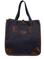 CHAPMAN - BAUMWOLL CANVAS HANDTASCHE - NAVYBLAU