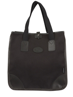CHAPMAN - BAUMWOLL CANVAS HANDTASCHE - SCHWARZ