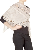 813 - MODAL & SILK SCARF