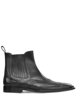 DOLCE & GABBANA - STIVALI DI PELLE SPAZZOLATA
