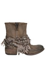 STRATEGIA - 40MM CALFSKIN LOW BOOTS