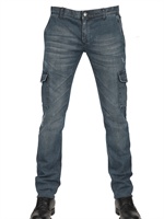 DOLCE & GABBANA - JEANS CARGO 19CM IN DENIM ELASTICIZZATO