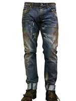 DOLCE & GABBANA - JEANS IN DENIM TRATTATO 19CM