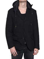 DOLCE & GABBANA - WOOL CLOTH HOODED COAT