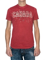 DSQUARED - CANADA COTTON LINEN JERSEY T-SHIRT