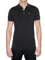 DSQUARED - LEAF PLAQUET PIQUET COTTON POLO
