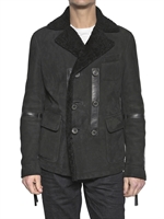 DSQUARED - SHEARLING LEATHER JACKET