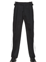 NEIL BARRETT - CHINO DRILL OVERSIZED TROUSERS - BLACK/WHITE