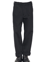 NEIL BARRETT - CHINO DRILL OVERSIZED TROUSERS - NAVY/NAVY