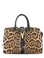 YVES SAINT-LAURENT - CABAS SOFT PONYSKIN SMALL TOP HANDLE