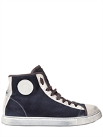 MARC JACOBS - SNEAKERS DI CAMOSCIO LAVATO E PELLE