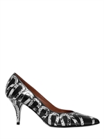 ERNESTO ESPOSITO - 70MM PRINTED PYTHON AND PATENT PUMPS