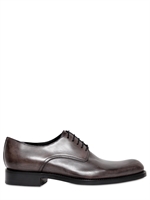 DIOR HOMME - MATT CALFSKIN DERBY LACE-UP SHOES