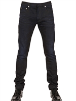 DIOR HOMME - 17,5CM LEADEN SKY DENIM JEANS