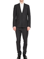 DIOR HOMME - SILK BLEND JASPE CANVAS SUIT