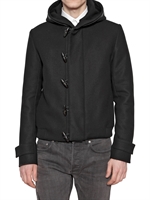 DIOR HOMME - WOOL CLOTH HOODED SPORT JACKET