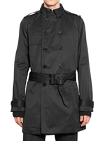DIOR HOMME - LIGHTWEIGHT COTTON CANVAS TRENCH COAT