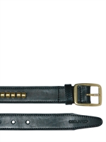 DSQUARED - 3CM NIETEN KALBSLEDER EMBOSSED LOGO GÜRTEL