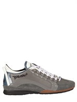 DSQUARED - SUEDE AND CALFSKIN SNEAKERS