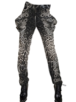 ROBERTO CAVALLI - BEDRUCKTE CREPE DE CHINE HOSE