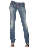DSQUARED - LOW WAIST SLIM DENIM JEANS