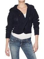 DSQUARED - WOOL CABLE KNIT SWEATER