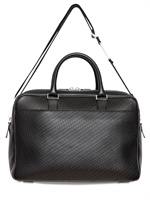 DIOR HOMME - LOGO JACQUARD CALFSKIN BAG