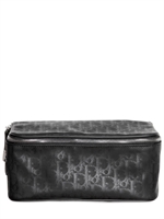 DIOR HOMME - COATED LOGO CANVAS TOILETRY BAG