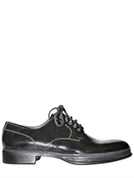 DOLCE & GABBANA - PAUL NEWMAN BRUSHED CALF LACE-UP SHOES