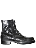 DOLCE & GABBANA - STIVALI BASSI DI PELLE TOM WELLING