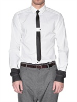 DOLCE & GABBANA - BICOLOR COTTON POPLIN SHIRT
