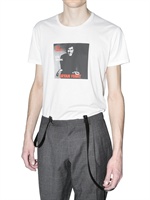 DOLCE & GABBANA - PRINTED COTTON BRYAN FERRY T-SHIRT