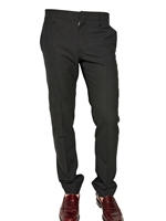 MARC JACOBS - 17.5CM SEERSUCKER STRETCH WOOL TROUSERS