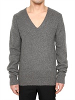 MARC JACOBS - PILLED CASHMERE V-NECK SWEATER