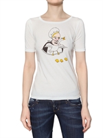 DSQUARED - BEDRUCKTES LEICHTES JERSEY T-SHIRT