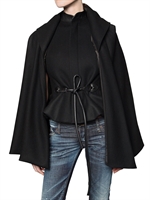 DSQUARED - CAPPOTTO IN PANNO DI LANA CON MANTELLA