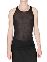 RICK OWENS - MINIRIBBED COTTON TANK TOP