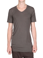 RICK OWENS - SILK VISCOSE JERSEY T-SHIRT