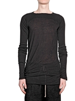 RICK OWENS - UNSTABLE COTTON JERSEY T-SHIRT
