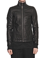 RICK OWENS - COW LEATHER JACKET