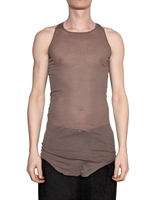 RICK OWENS - MINIRIBBED COTTON TANK TOP