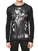 JOHN RICHMOND - VIRGIN MARY WOOL KNIT SWEATER