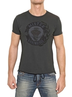 BIKKEMBERGS - MISTER EMBROIDERED LOGO COTTON T-SHIRT