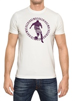 BIKKEMBERGS - LARGE PUPINO LOGO STRETCH COTTON T-SHIRT
