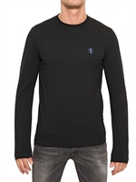 BIKKEMBERGS - SMALL PUPINO LOGO STRETCH COTTON T-SHIRT