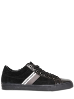 BIKKEMBERGS - PLUS SNEAKERS IN CAMOSCIO E PELLE