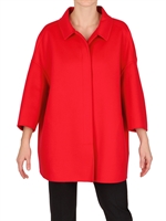 JIL SANDER - CAPPOTTO IN MELTON DI LANA